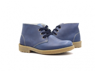 Ghete copii Lui Kids, cod 3G2523, seria CREP, albastru, piele naturala