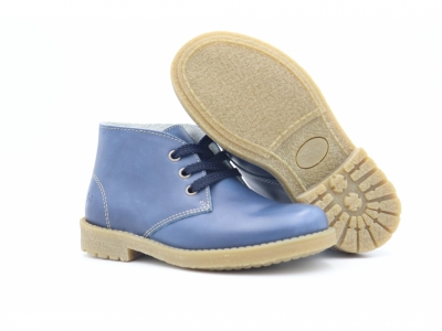 Ghete copii Lui Kids, cod 3G2523, seria CREP, albastru, piele naturala