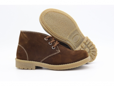 Ghete copii Lui Kids, cod 3G2524, seria CREP, maro, piele naturala