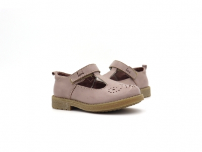 Pantofi copii Lui Kids, cod 3P86, seria SARA, lavanda, piele naturala