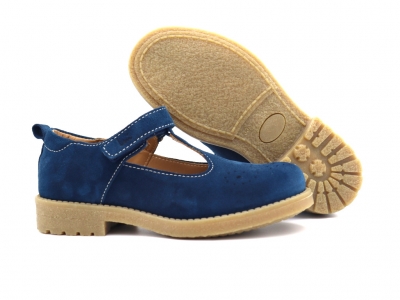 Pantofi copii Lui Kids, cod 3P90, seria SARA, turcoaz, piele naturala
