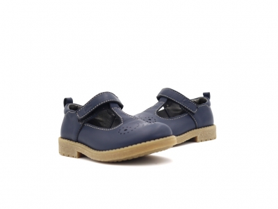 Pantofi copii Lui Kids, cod 3P91, seria SARA, bleumarin, piele naturala