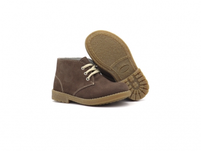 Ghete copii Lui Kids, cod 3G2533, seria CREP, maro deschis, piele naturala