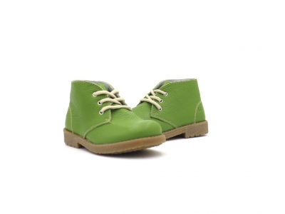 Ghete copii Lui Kids, cod 3G2534, seria CREP, verde lime, piele naturala