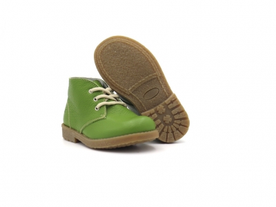 Ghete copii Lui Kids, cod 3G2534, seria CREP, verde lime, piele naturala