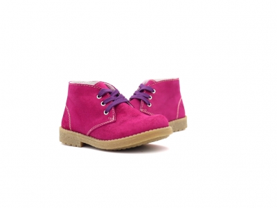 Ghete copii Lui Kids, cod 3G2538, seria CREP, purpuriu, piele naturala