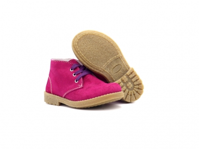 Ghete copii Lui Kids, cod 3G2538, seria CREP, purpuriu, piele naturala