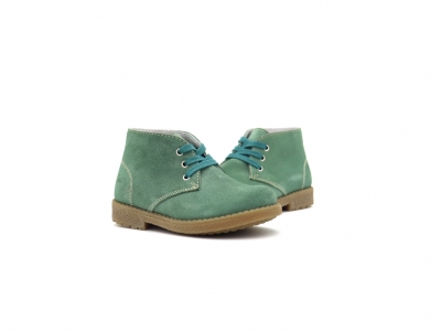 Ghete copii Lui Kids, cod 3G2539, seria CREP, verde sea, piele naturala