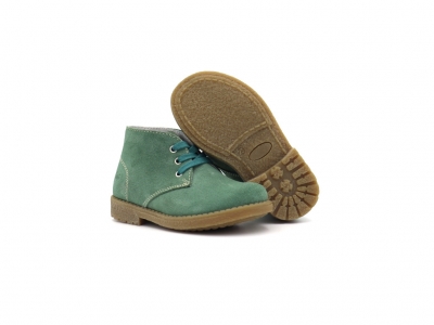 Ghete copii Lui Kids, cod 3G2539, seria CREP, verde sea, piele naturala