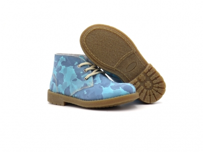 Ghete copii Lui Kids, cod 3G2549, seria CREP, albastru, piele naturala