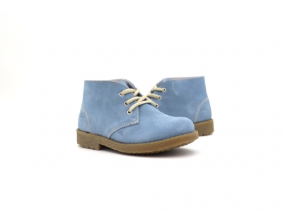 Ghete copii Lui Kids, cod 3G2550, seria CREP, albastru, piele naturala