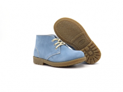 Ghete copii Lui Kids, cod 3G2550, seria CREP, albastru, piele naturala