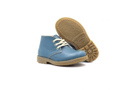 Ghete copii Lui Kids, cod 3G2551, seria CREP, albastru, piele naturala