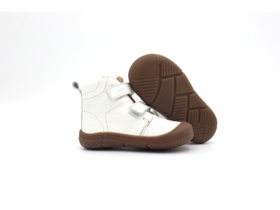 Ghete copii Lui Kids, cod 3G2561, seria ZOOM, alb, piele naturala