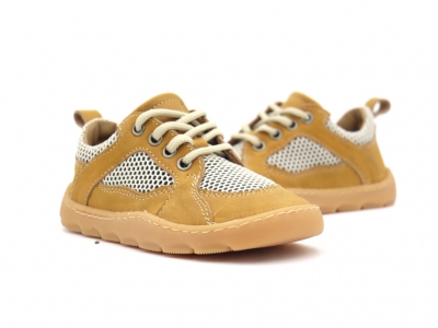 Pantofi sport copii Lui Kids, cod 3A1162, seria NETT, maro deschis, piele naturala