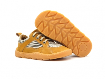 Pantofi sport copii Lui Kids, cod 3A1162, seria NETT, maro deschis, piele naturala