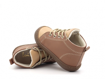 Pantofi sport copii Lui Kids, cod 3A1169, seria PRIMO, bej, piele naturala