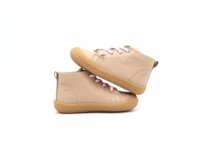 Pantofi sport copii Lui Kids, cod 3A1177, seria PRIMO, roz pal, piele naturala