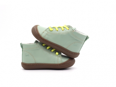 Pantofi sport copii Lui Kids, cod 3A1180, seria PRIMO, verde pal, piele naturala