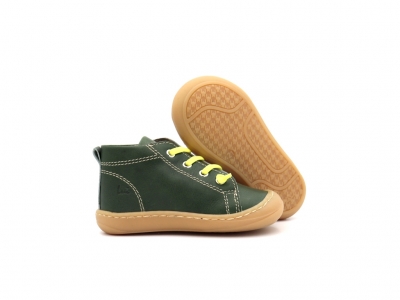 Pantofi sport copii Lui Kids, cod 3A1181, seria PRIMO, verde forest, piele naturala