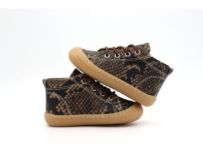 Pantofi sport copii Lui Kids, cod 3A1189, seria PRIMO, maro inchis, piele naturala