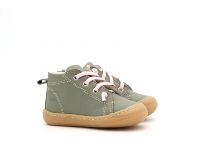 Pantofi sport copii Lui Kids, cod 3A1218, seria PRIMO, olive, piele naturala