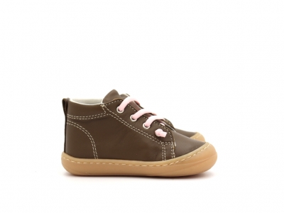 Pantofi sport copii Lui Kids, cod 3A1223, seria PRIMO, maro deschis, piele naturala