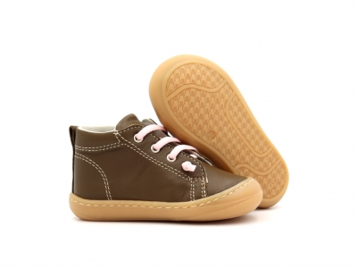 Pantofi sport copii Lui Kids, cod 3A1223, seria PRIMO, maro deschis, piele naturala