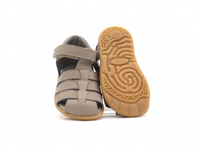 Sandale copii LM, cod 3S438, seria SPIDER, bej, piele naturala