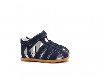 Sandale copii Lui Kids, cod 3S441, seria SPIDER, bleumarin, piele naturala