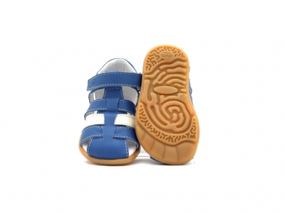 Sandale copii Lui Kids, cod 3S444, seria SPIDER, albastru, piele naturala