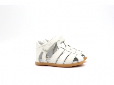 Sandale copii Lui Kids, cod 3S447, seria SPIDER, alb, piele naturala