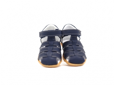 Sandale copii Lui Kids, cod 3S448, seria SPIDER, bleumarin, piele naturala