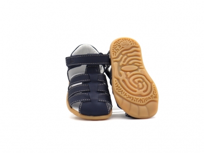 Sandale copii Lui Kids, cod 3S448, seria SPIDER, bleumarin, piele naturala