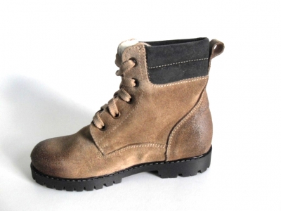 Ghete copii LM, cod 3G307, seria TIMMY, bej, piele naturala