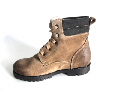 Ghete copii LM, cod 3G308, seria TIMMY, bej, piele naturala