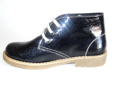 Ghete copii LM, cod 3G348, seria CREP, negru, piele naturala