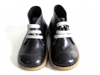 Ghete copii LM, cod 3G408, seria CREP, negru, piele naturala