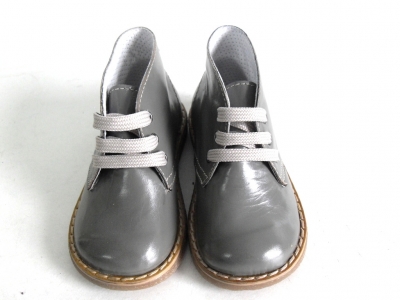 Ghete copii LM, cod 3G417, seria CREP, gri, piele naturala