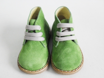 Ghete copii LM, cod 3G422, seria CREP, verde lime, piele naturala