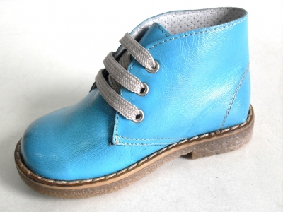 Ghete copii LM, cod 3G424, seria CREP, turcoaz, piele naturala