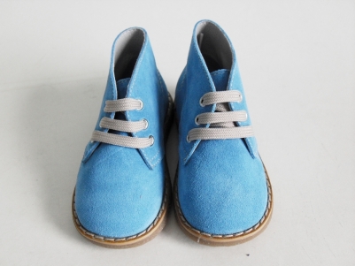 Ghete copii LM, cod 3G428, seria CREP, azur, piele naturala