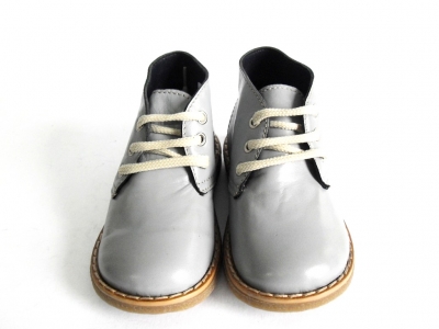 Ghete copii LM, cod 3G441, seria CREP, gri, piele naturala