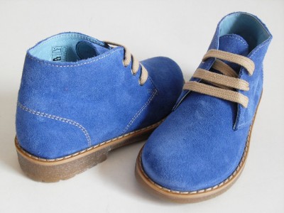 Ghete copii LM, cod 3G561, seria CREP, azur, piele naturala