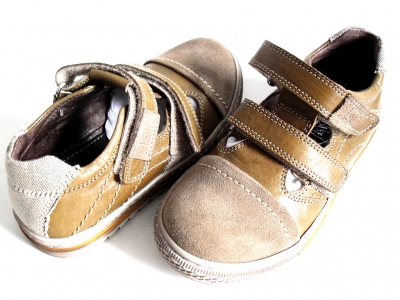 Pantofi sport copii LM, cod 3A180, seria SANDY, olive, piele naturala