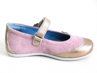 Sandale copii fete LM, cod 6S85, seria FLEUR, ciulin, piele naturala