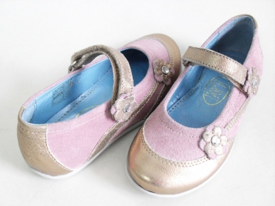 Sandale copii fete LM, cod 6S85, seria FLEUR, ciulin, piele naturala