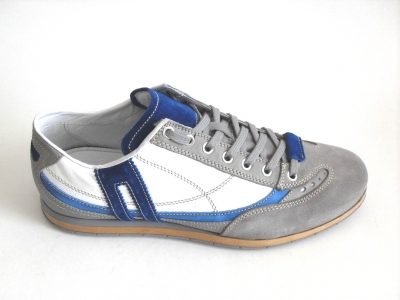 Pantofi sport barbati LM, cod 1A331, seria FOX, gri, piele naturala
