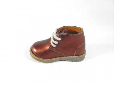 Ghete copii LM, cod 3G635, seria CREP, caramiziu, piele naturala