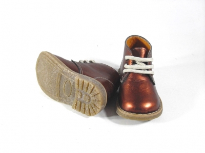 Ghete copii LM, cod 3G635, seria CREP, caramiziu, piele naturala